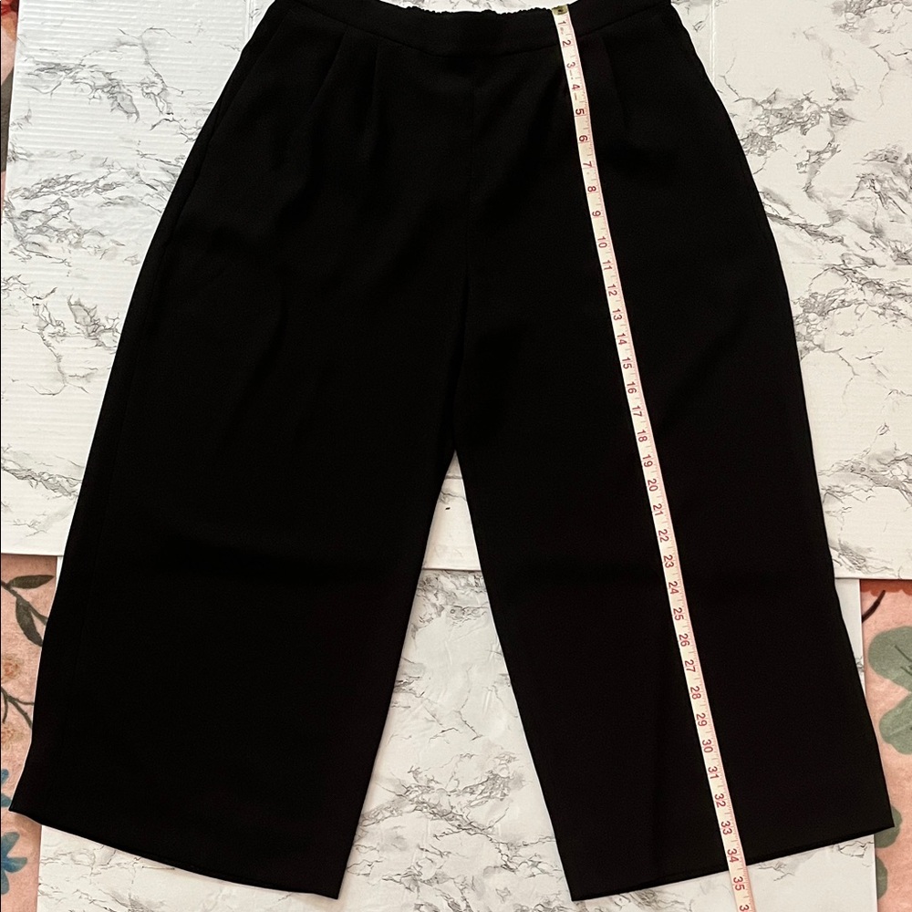 J. Crew Black Wide Leg Pants